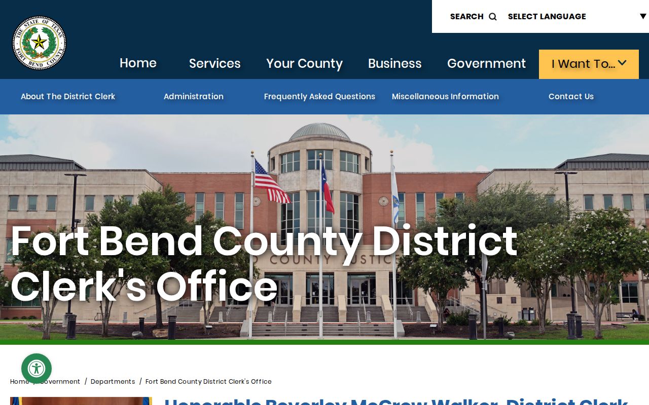 Fort Bend County court docket District Clerk services